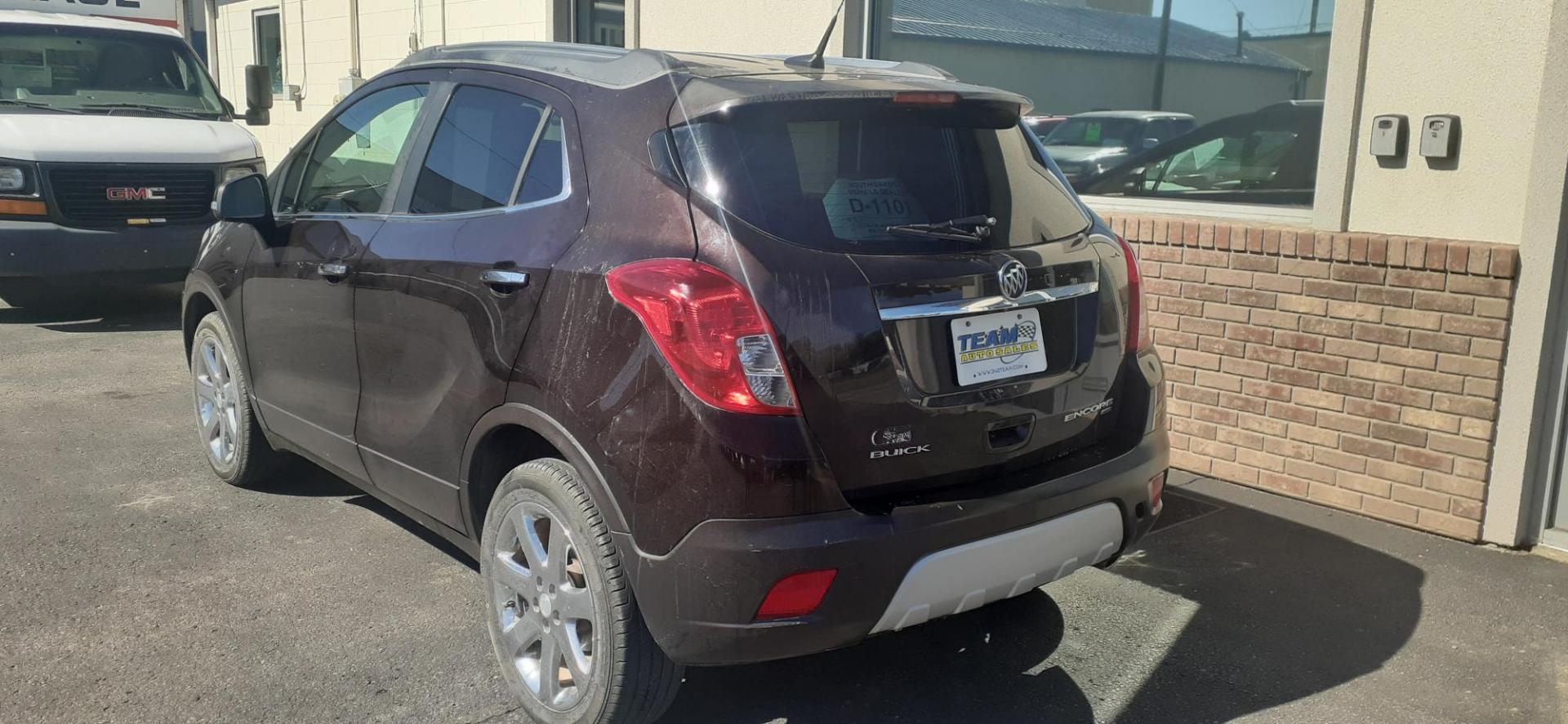 2014 Buick Encore Leather AWD (KL4CJGSB6EB) with an 1.4L L4 DOHC 16V TURBO engine, 6-Speed Automatic transmission, located at 2015 Cambell Street, Rapid City, SD, 57701, (605) 342-8326, 44.066433, -103.191772 - CARFAX AVAILABLE Hail Damage CASH ONLY - Photo#7