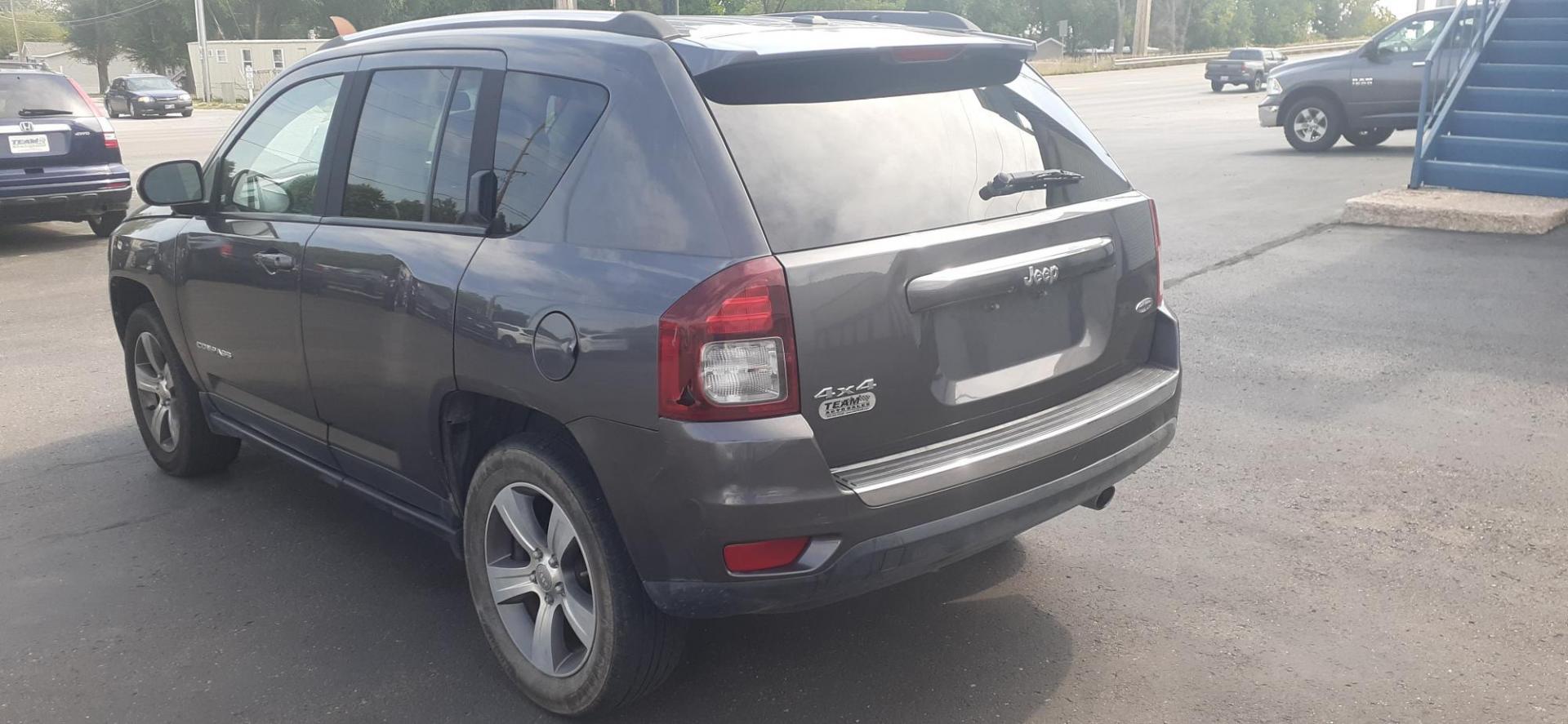 2016 Jeep Compass Latitude 4WD (1C4NJDEB4GD) with an 2.4L L4 DOHC 16V engine, 6A transmission, located at 2015 Cambell Street, Rapid City, SD, 57701, (605) 342-8326, 44.066433, -103.191772 - CARFAX AVAILABLE - Photo#2