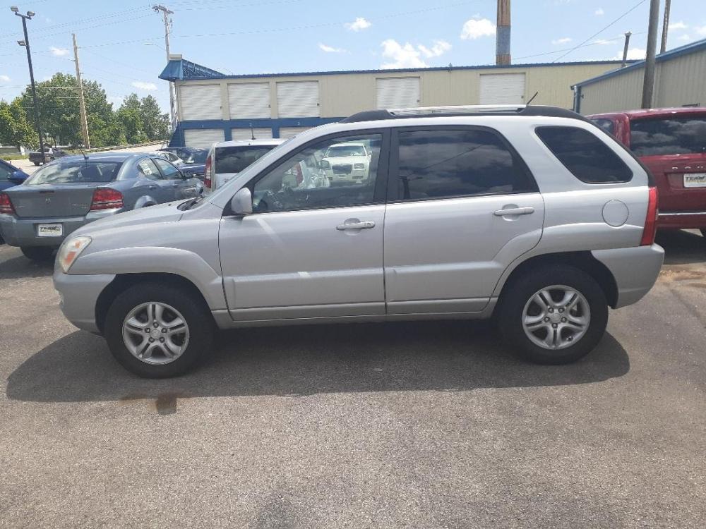 2008 Kia Sportage EX V6 2WD (KNDJF723587) with an 2.7L V6 DOHC 24V engine, 4-Speed Automatic Overdrive transmission, located at 2015 Cambell Street, Rapid City, SD, 57701, (605) 342-8326, 44.066433, -103.191772 - CARFAX AVAILABLE - Photo #0