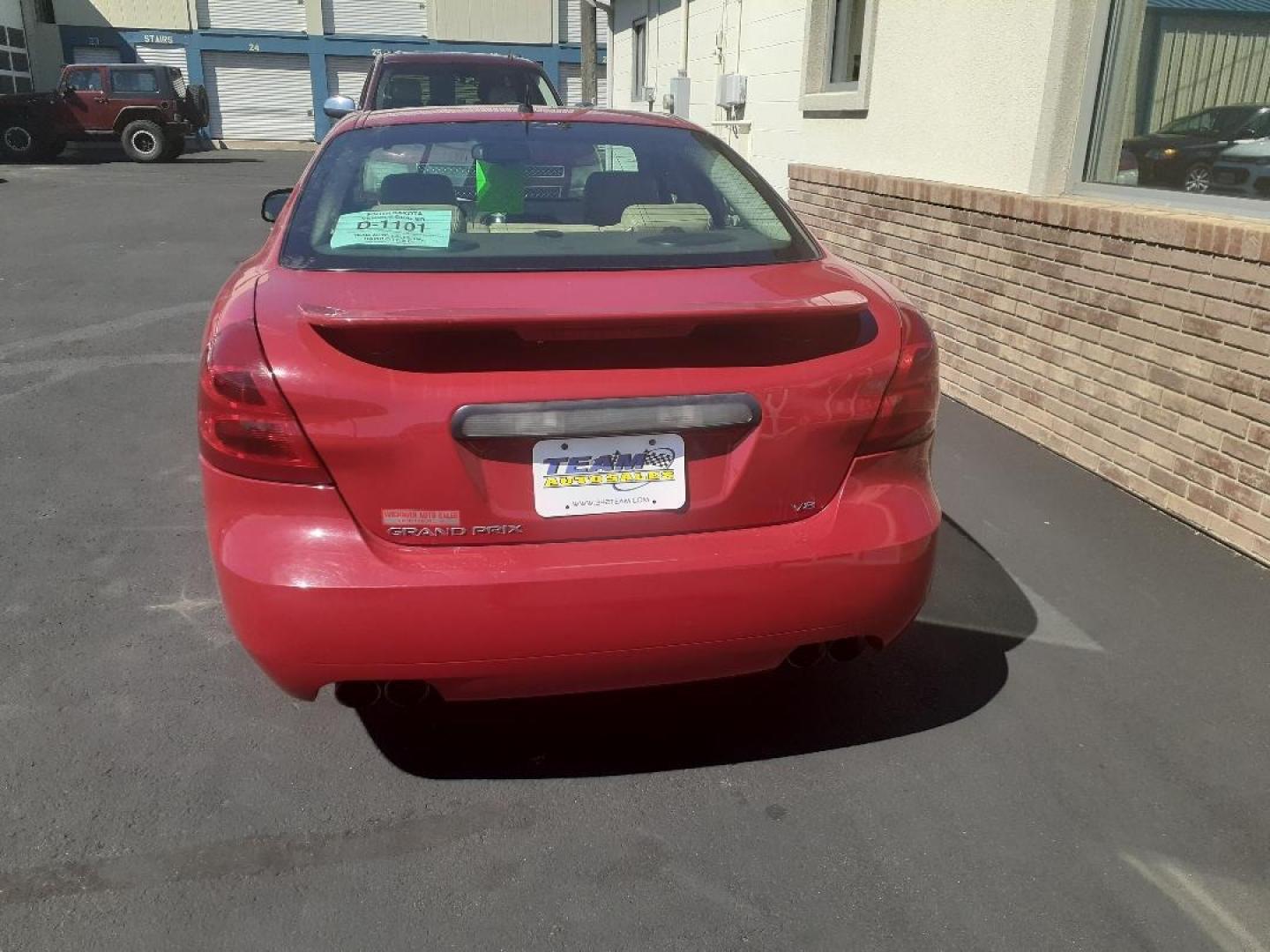 2008 Pontiac Grand Prix GXP Sedan (2G2WC58C581) with an 5.3L V8 OHV 16V engine, 4-Speed Automatic transmission, located at 2015 Cambell Street, Rapid City, SD, 57701, (605) 342-8326, 44.066433, -103.191772 - CARFAX AVAILABLE - Photo#5