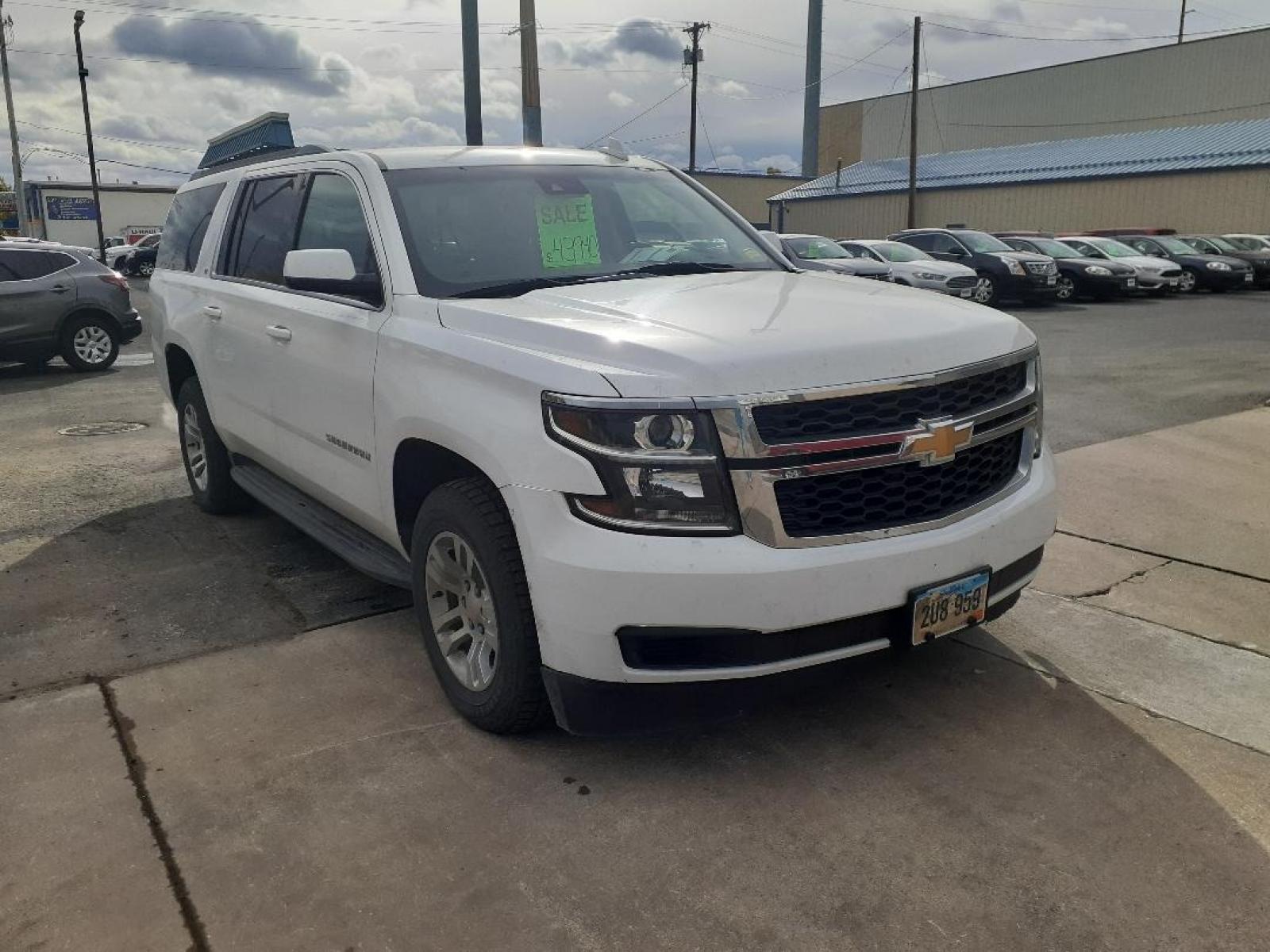 2019 Chevrolet Suburban LT 4WD (1GNSKHKC4KR) with an 5.3L V8 OHV 16V engine, 6A transmission, located at 2015 Cambell Street, Rapid City, SD, 57701, (605) 342-8326, 44.066433, -103.191772 - CARFAX AVAILABLE - Photo #2