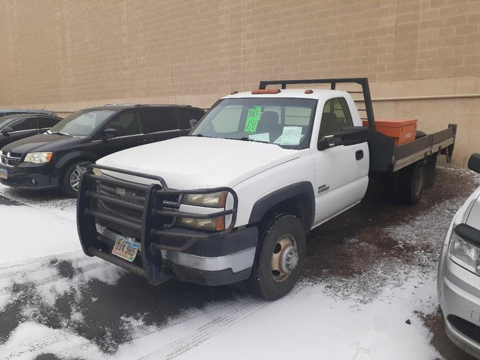 2006 Chevrolet Silverado 3500 Regular Cab 2WD (1GBJC34D56E) with an 6.6L V8 OHV 32V TURBO DIESEL engine, located at 2015 Cambell Street, Rapid City, SD, 57701, (605) 342-8326, 44.066433, -103.191772 - CARFAX AVAILABLE - Photo #1