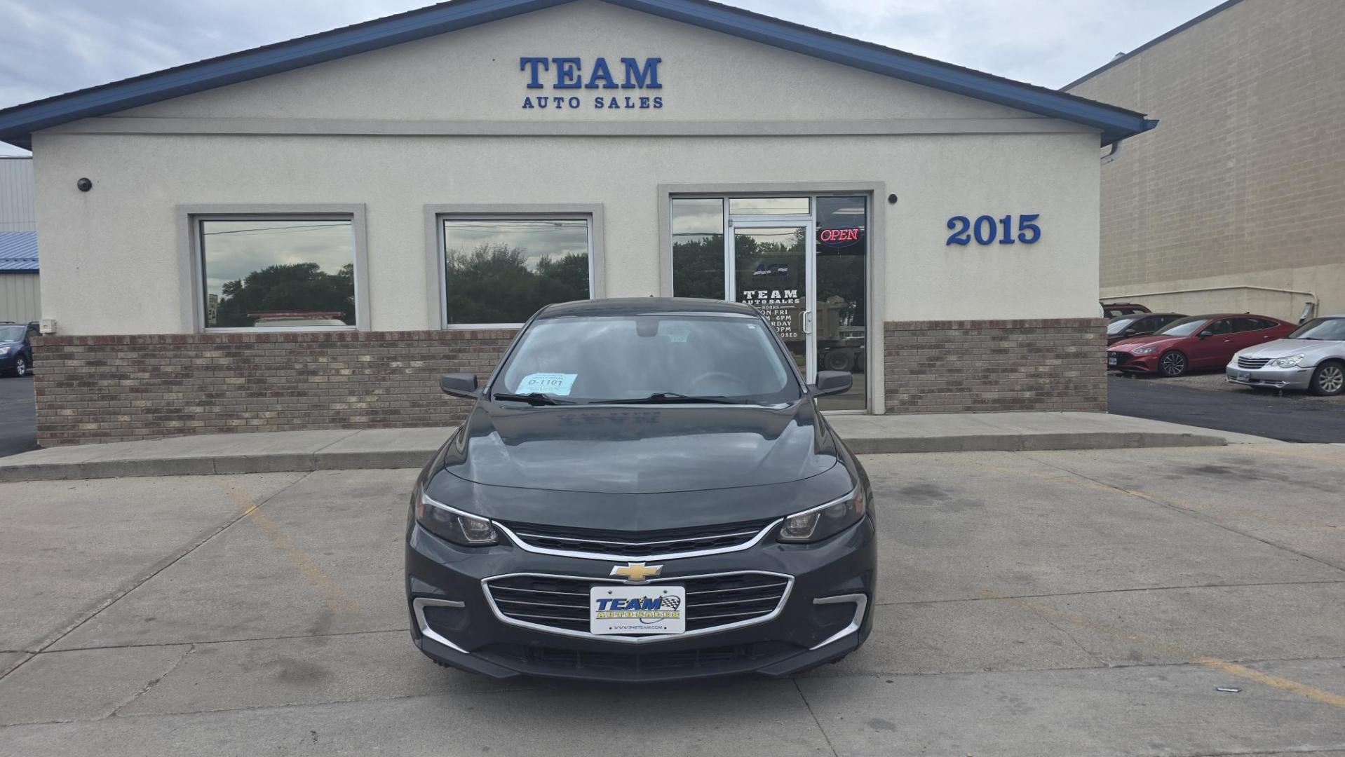 2017 Chevrolet Malibu 1FL (1G1ZC5ST8HF) with an 1.5L L4 DOHC 16V engine, 6A transmission, located at 2015 Cambell Street, Rapid City, SD, 57701, (605) 342-8326, 44.066433, -103.191772 - CARFAX AVAILABLE FRESH TRADE- Photo#1