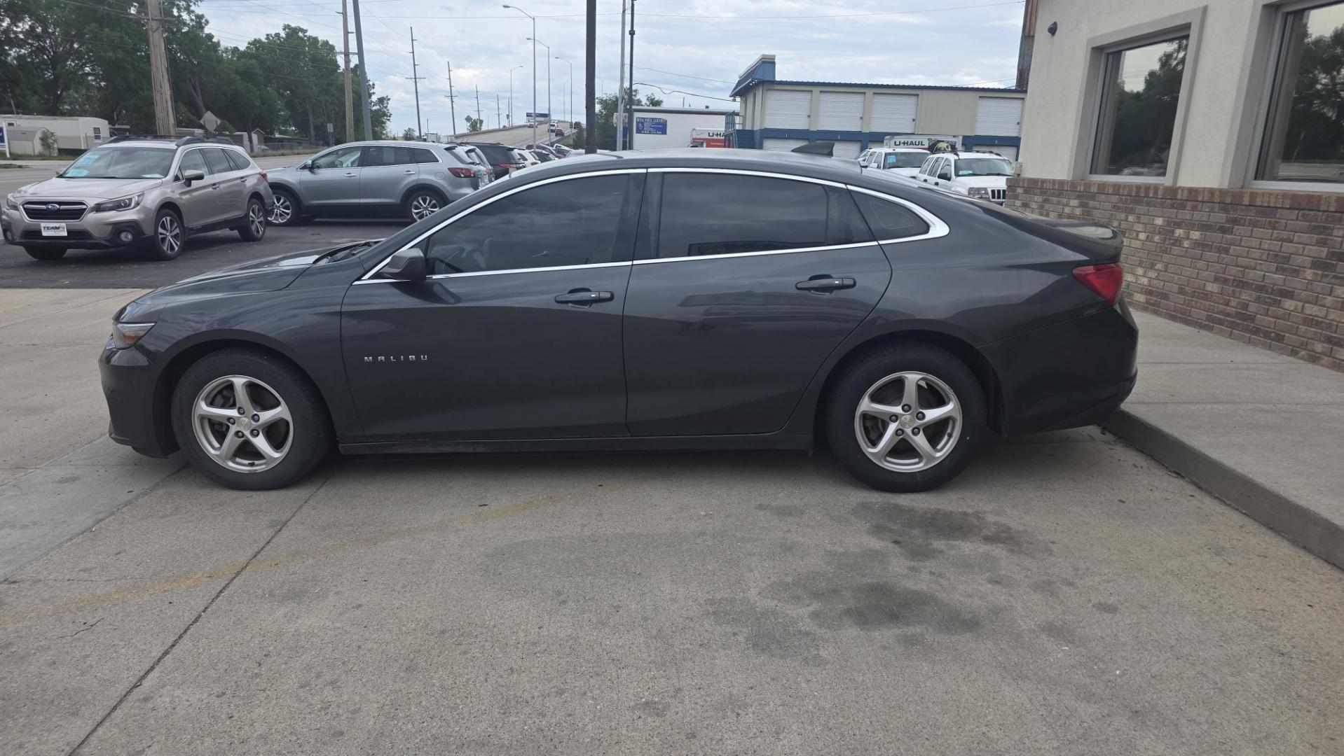2017 Chevrolet Malibu 1FL (1G1ZC5ST8HF) with an 1.5L L4 DOHC 16V engine, 6A transmission, located at 2015 Cambell Street, Rapid City, SD, 57701, (605) 342-8326, 44.066433, -103.191772 - CARFAX AVAILABLE FRESH TRADE- Photo#2