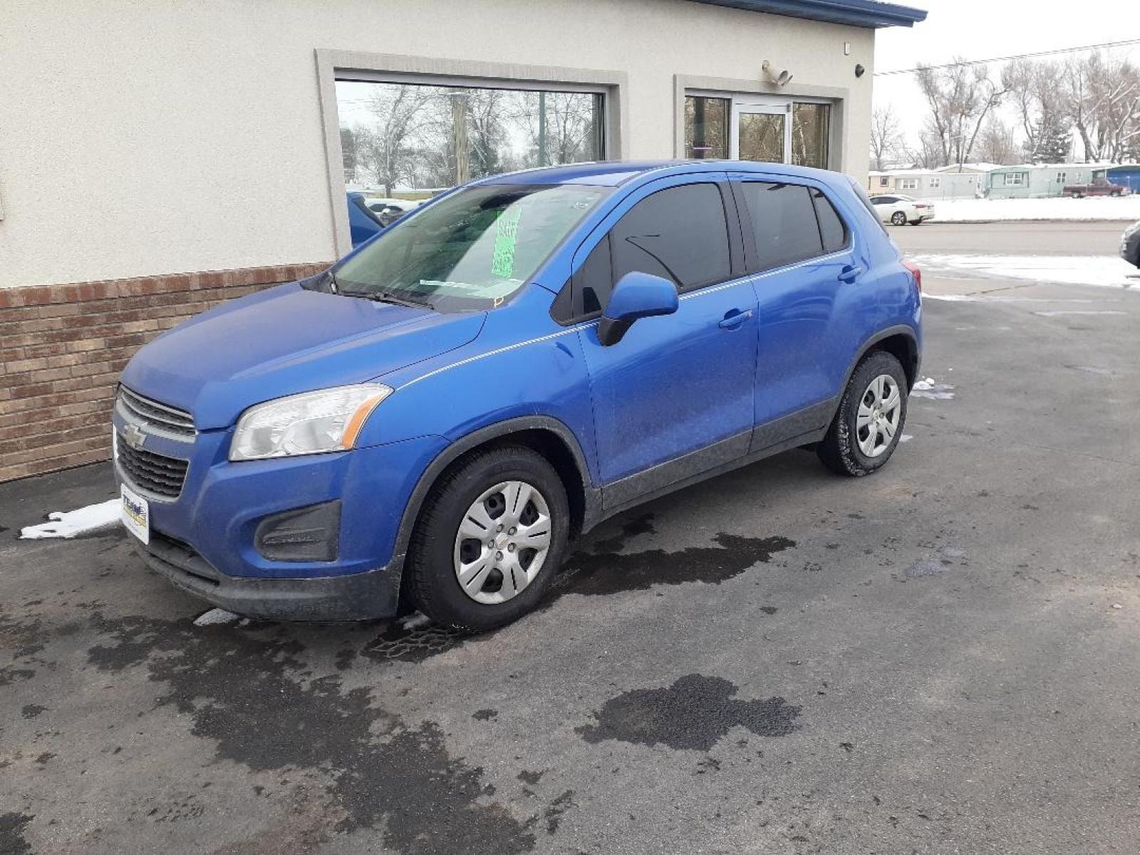 2015 Chevrolet Trax LS FWD (KL7CJKSB2FB) with an 1.4L L4 DOHC 16V FFV engine, located at 2015 Cambell Street, Rapid City, SD, 57701, (605) 342-8326, 44.066433, -103.191772 - CARFAX AVAILABLE - Photo #2