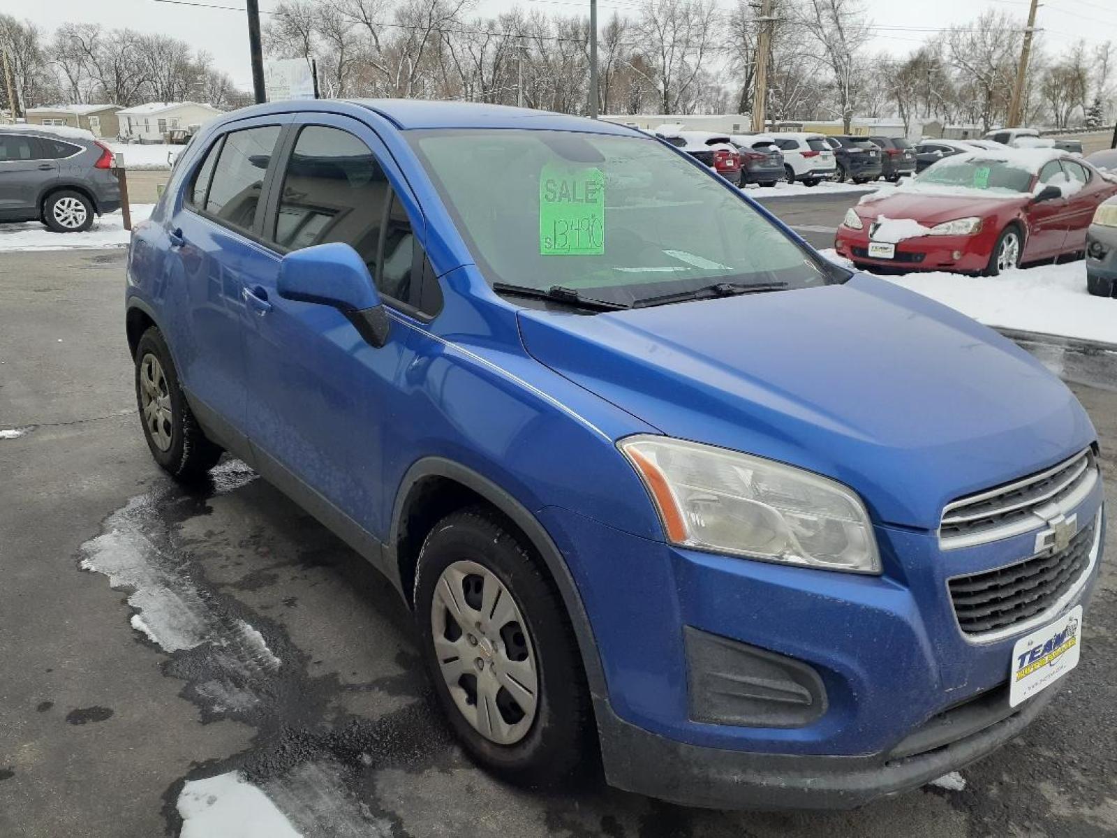 2015 Chevrolet Trax LS FWD (KL7CJKSB2FB) with an 1.4L L4 DOHC 16V FFV engine, located at 2015 Cambell Street, Rapid City, SD, 57701, (605) 342-8326, 44.066433, -103.191772 - CARFAX AVAILABLE - Photo #3
