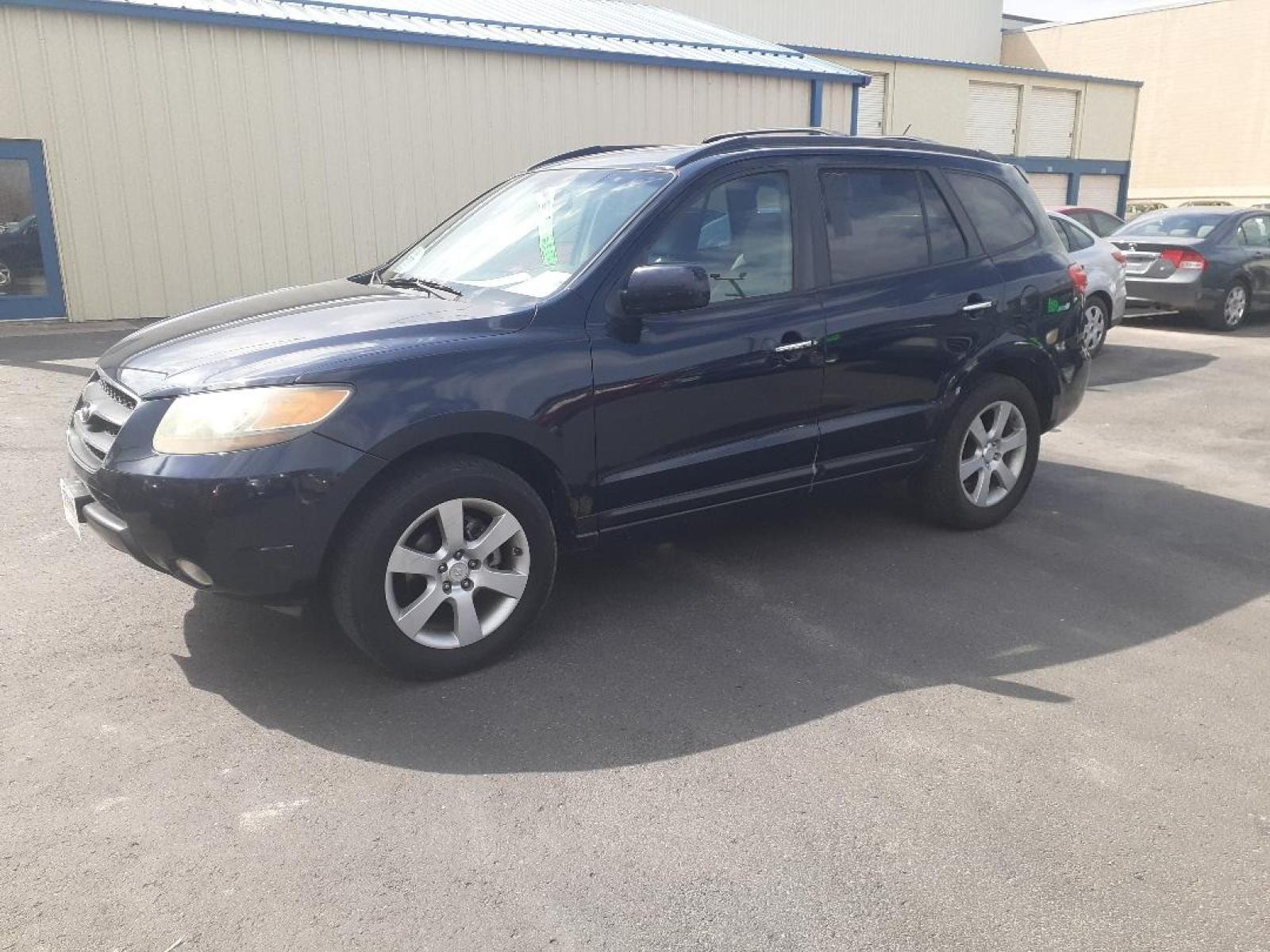 2007 Hyundai Santa Fe Limited (5NMSH13E07H) with an 3.3L V6 DOHC 24V engine, 5-Speed Automatic Overdrive transmission, located at 2015 Cambell Street, Rapid City, SD, 57701, (605) 342-8326, 44.066433, -103.191772 - Photo #1