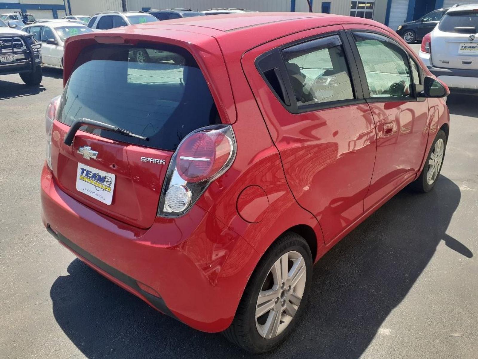 2014 Chevrolet Spark 1LT Auto (KL8CD6S94EC) with an 1.2L L4 16V DOHC engine, Continuously Variable Transmission transmission, located at 2015 Cambell Street, Rapid City, SD, 57701, (605) 342-8326, 44.066433, -103.191772 - CARFAX AVAILABLE - Photo #4