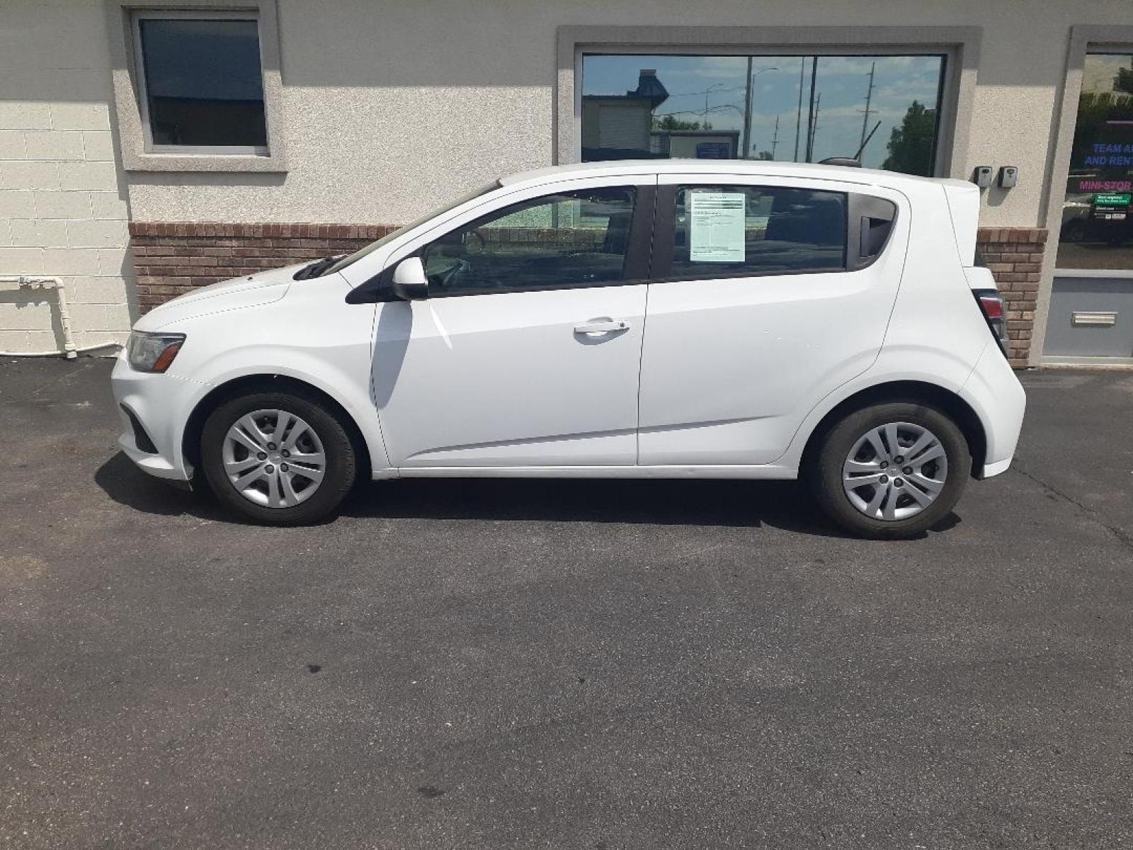 2017 Chevrolet Sonic FL Auto Hatchback (1G1JG6SG0H4) with an 1.8L L4 DOHC 24V engine, 6A transmission, located at 2015 Cambell Street, Rapid City, SD, 57701, (605) 342-8326, 44.066433, -103.191772 - CARFAX AVAILABLE - Photo #0