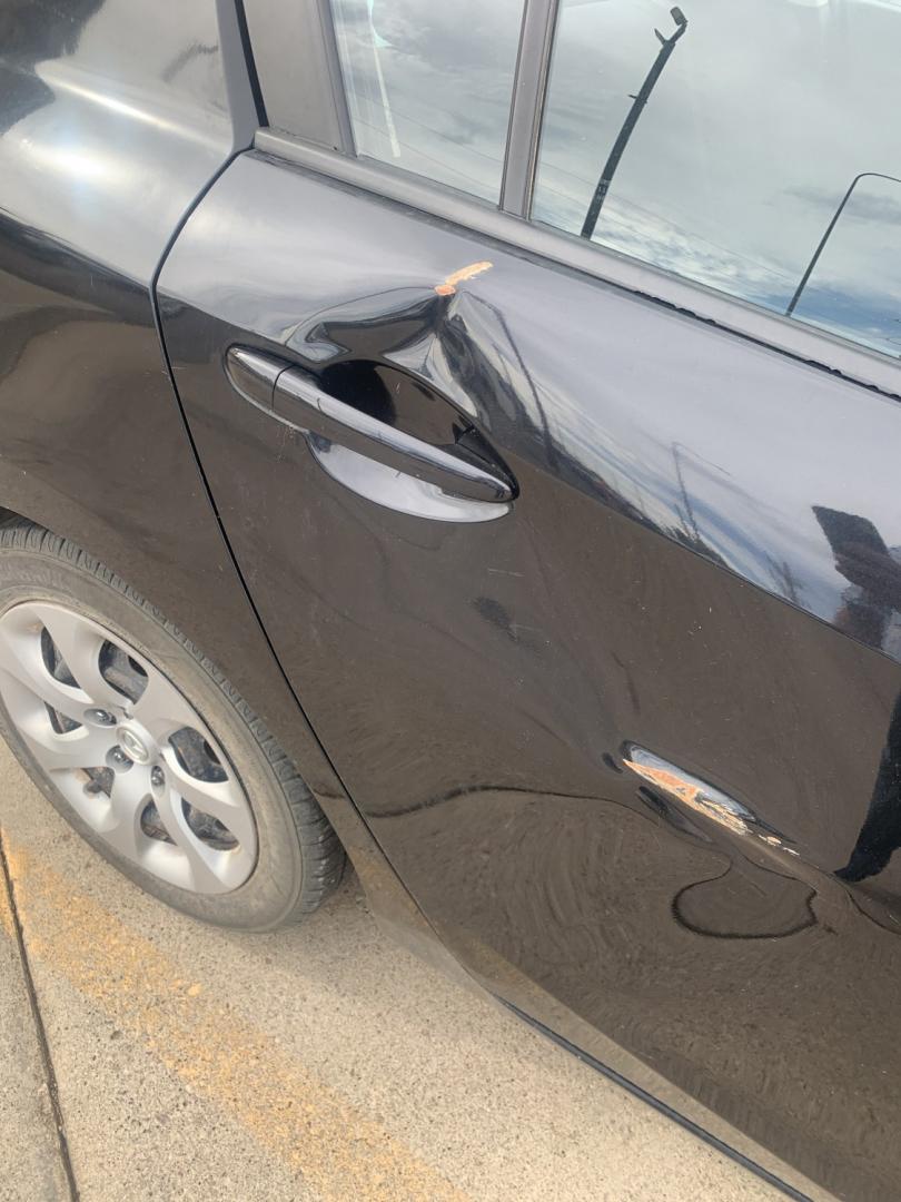 2012 black Mazda MAZDA3 i Sport 4-Door (JM1BL1UGXC1) with an 2.0L L4 DOHC 16V engine, located at 2015 Cambell Street, Rapid City, SD, 57701, (605) 342-8326, 44.066433, -103.191772 - CARFAX AVAILABLE fresh trade CASH ONLY BIG DENT ON PASSENGER REAR DOOR!!!- Photo#1