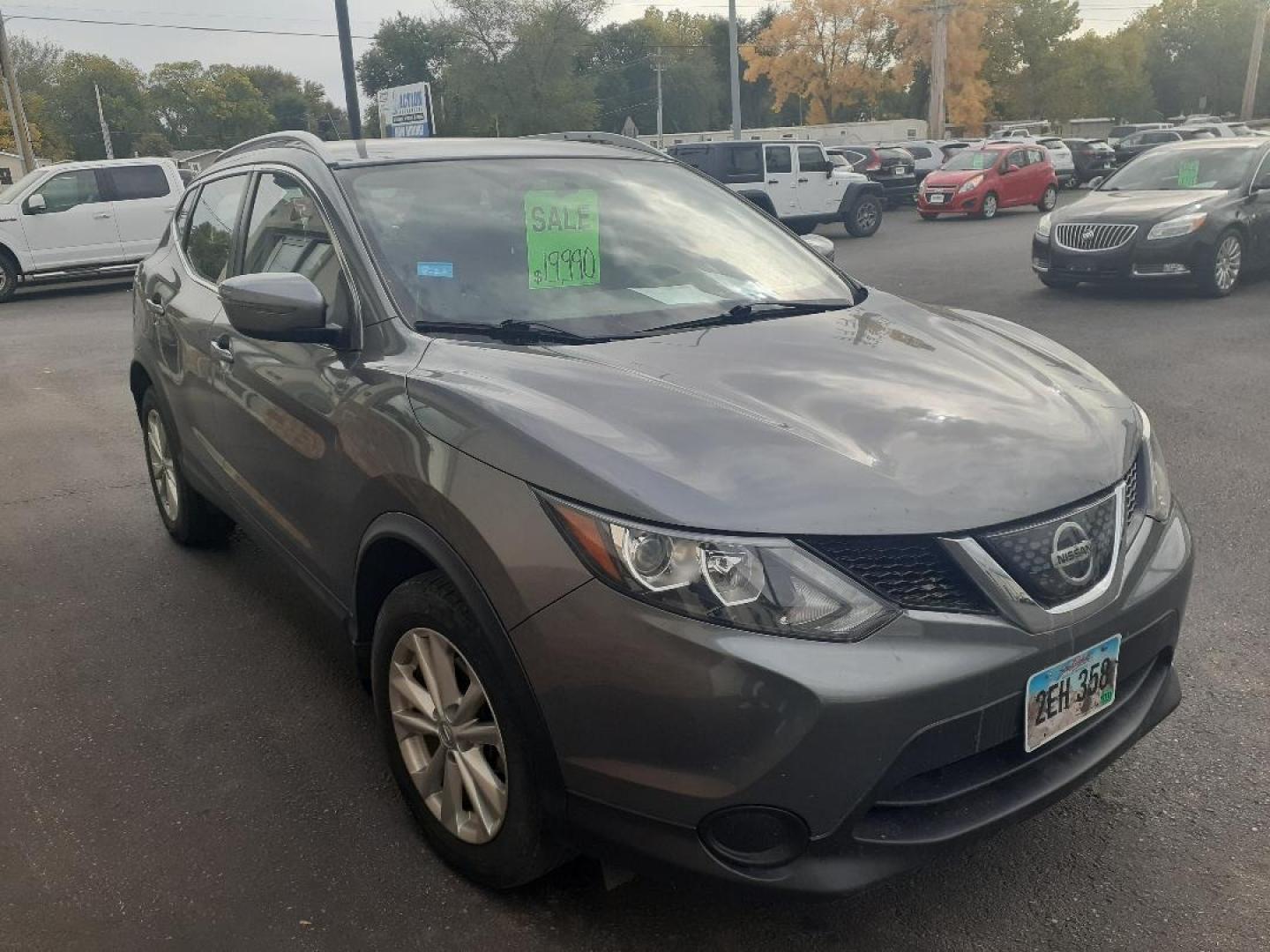 2018 Nissan Rogue Sport S AWD (JN1BJ1CR7JW) with an 2.0L L4 DOHC 16V engine, CVT transmission, located at 2015 Cambell Street, Rapid City, SD, 57701, (605) 342-8326, 44.066433, -103.191772 - CARFAX AVAILABLE - Photo#4