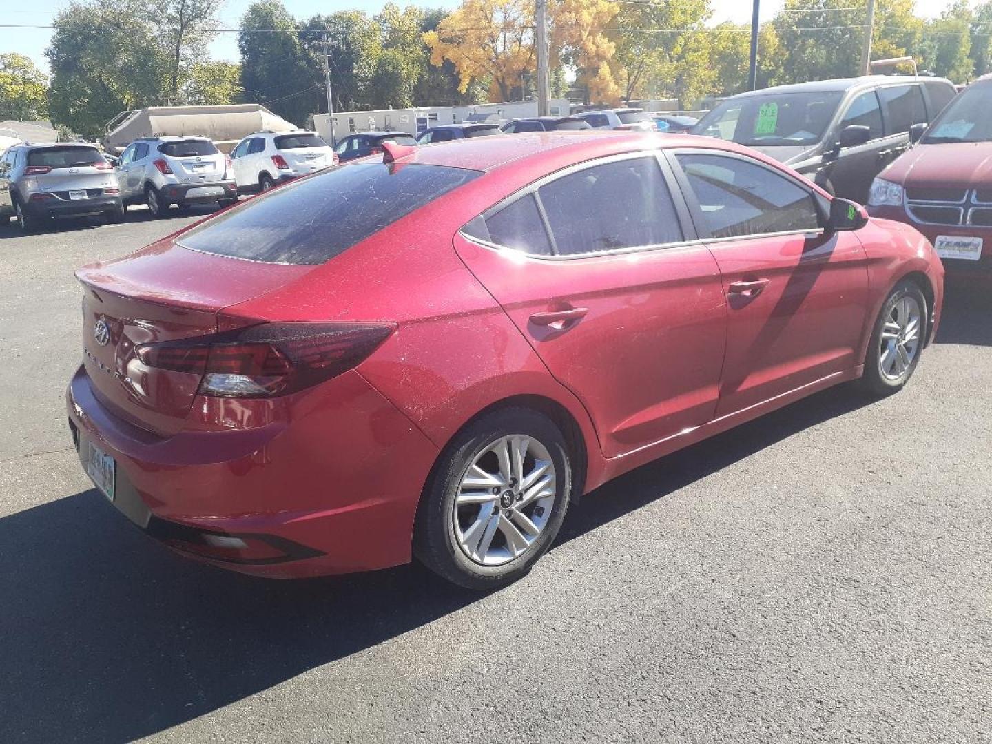 2020 Hyundai Elantra Limited (5NPD84LF5LH) with an 1.8L L4 DOHC 16V engine, 6A transmission, located at 2015 Cambell Street, Rapid City, SD, 57701, (605) 342-8326, 44.066433, -103.191772 - Photo#3