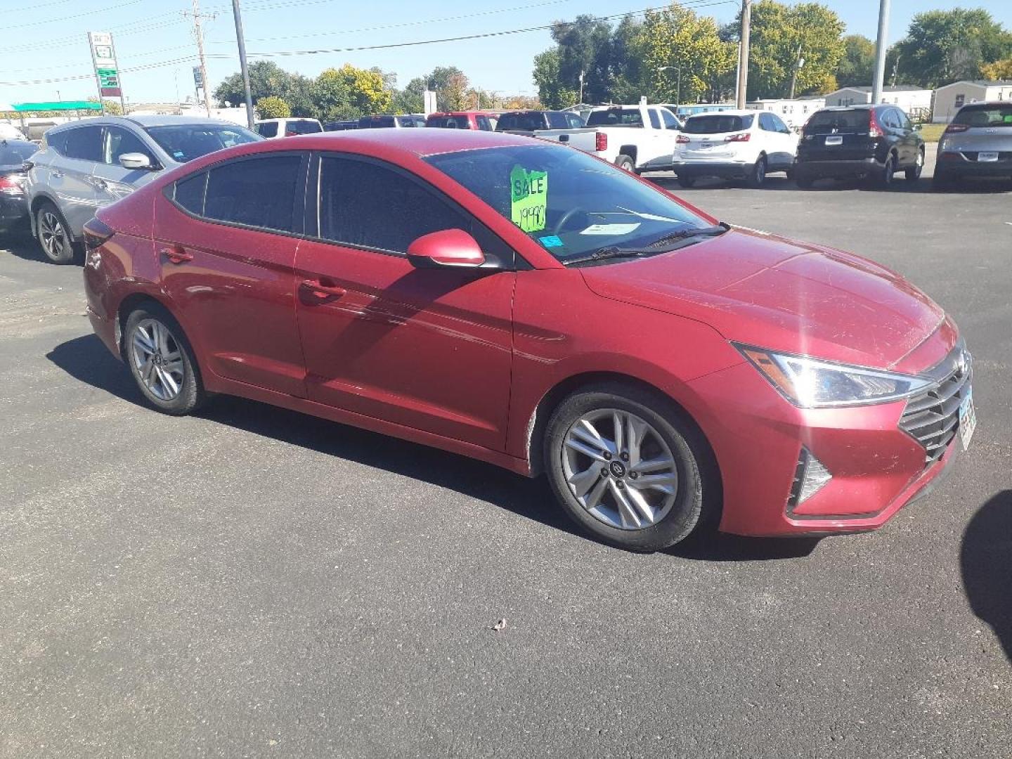 2020 Hyundai Elantra Limited (5NPD84LF5LH) with an 1.8L L4 DOHC 16V engine, 6A transmission, located at 2015 Cambell Street, Rapid City, SD, 57701, (605) 342-8326, 44.066433, -103.191772 - Photo#5