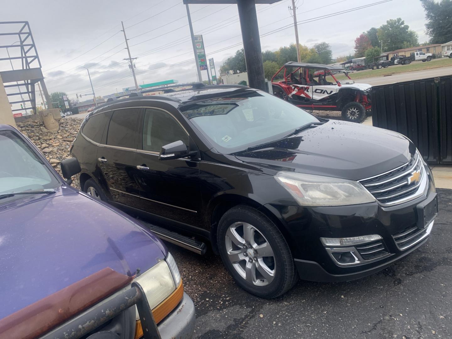2016 Chevrolet Traverse LTZ AWD (1GNKVJKD1GJ) with an 3.6L V6 DOHC 24V engine, 6-Speed Automatic transmission, located at 2015 Cambell Street, Rapid City, SD, 57701, (605) 342-8326, 44.066433, -103.191772 - fresh trade- Photo#2