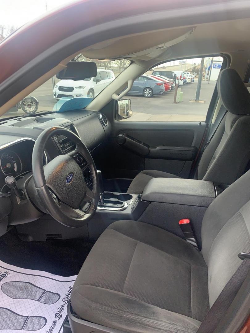 2010 RED /GRAY Ford Explorer XLT 4.0L 4WD (1FMEU7DE4AU) with an 4.0L V6 SOHC 16V engine, 5-Speed Automatic transmission, located at 2015 Cambell Street, Rapid City, SD, 57701, (605) 342-8326, 44.066433, -103.191772 - COMING SOON CARFAX AVAILABLE - Photo#4