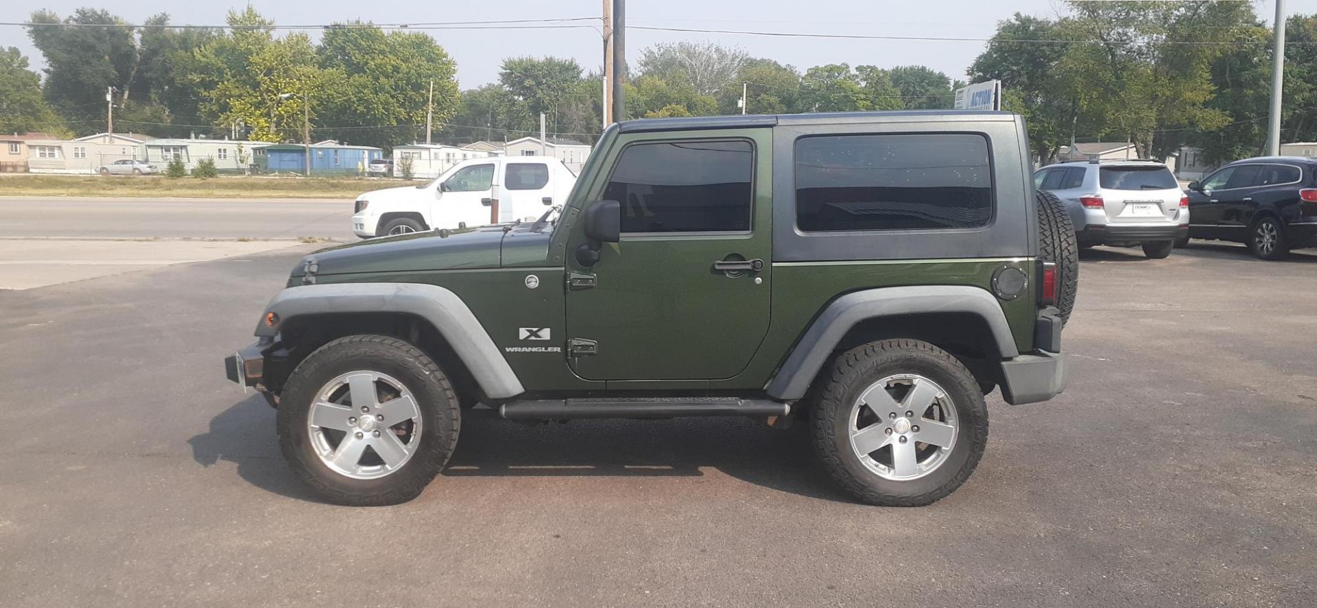 2008 Jeep Wrangler X (1J4FA24128L) with an 3.8L V6 OHV 12V engine, located at 2015 Cambell Street, Rapid City, SD, 57701, (605) 342-8326, 44.066433, -103.191772 - CARFAX AVAILABLE - Photo#0