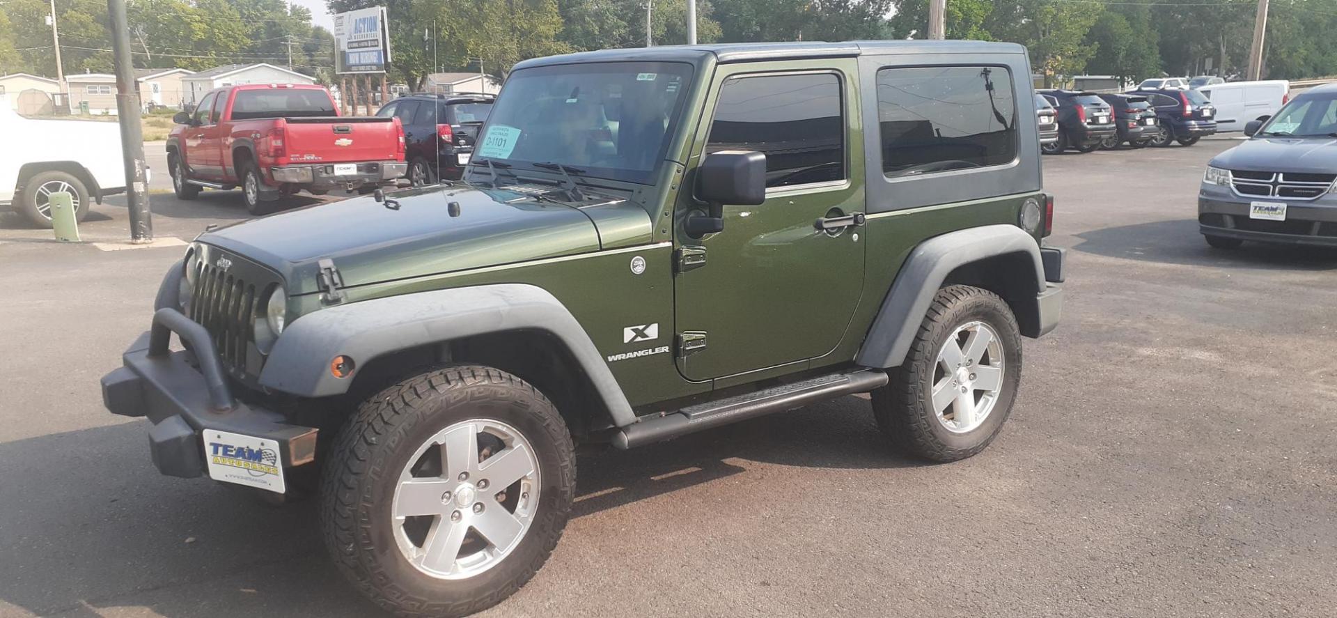 2008 Jeep Wrangler X (1J4FA24128L) with an 3.8L V6 OHV 12V engine, located at 2015 Cambell Street, Rapid City, SD, 57701, (605) 342-8326, 44.066433, -103.191772 - CARFAX AVAILABLE - Photo#1