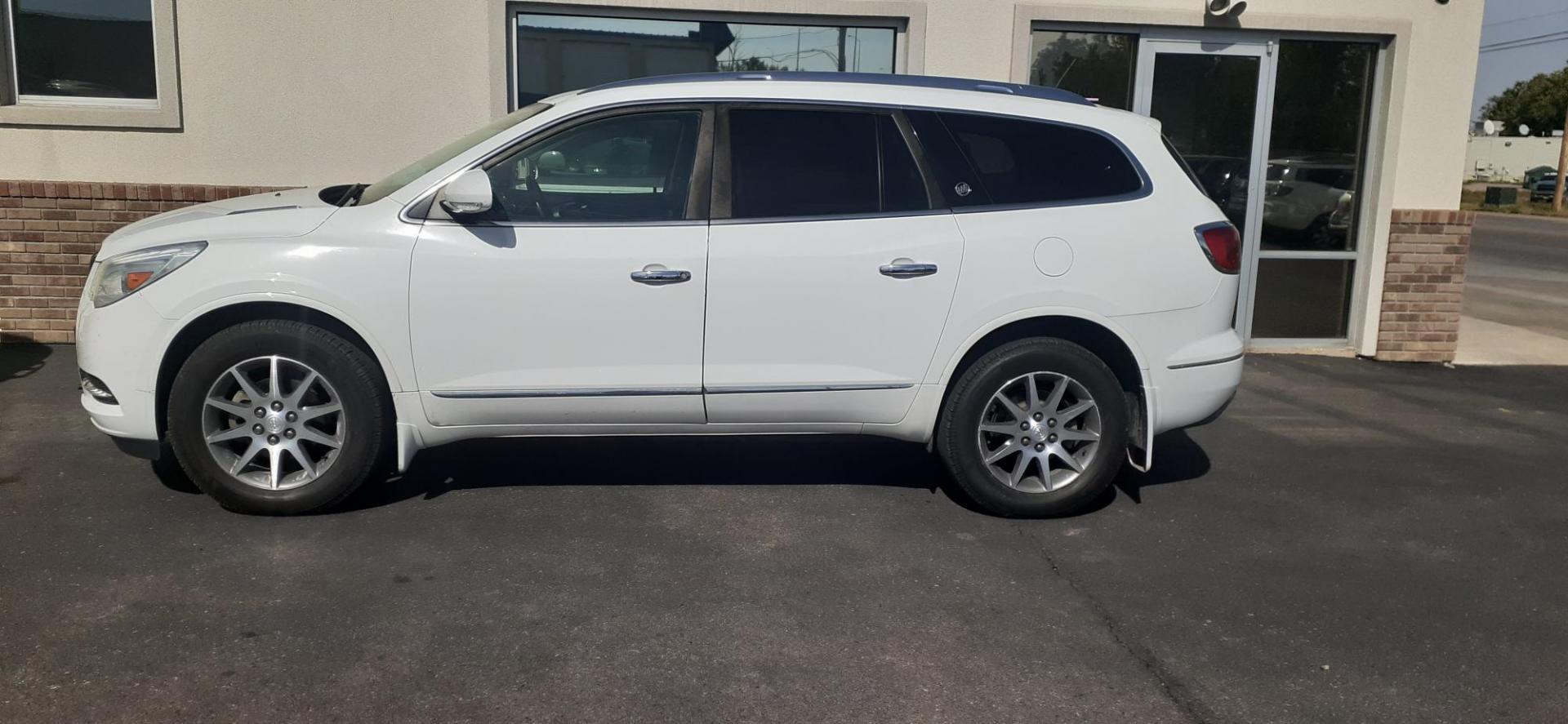 2017 Buick Enclave Leather FWD (5GAKRBKD3HJ) with an 3.6L V6 DOHC 24V engine, 6A transmission, located at 2015 Cambell Street, Rapid City, SD, 57701, (605) 342-8326, 44.066433, -103.191772 - Photo#0