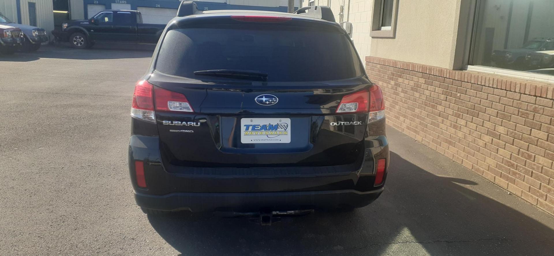 2014 Crystal Black Silica Subaru Outback 2.5i (4S4BRCAC1E3) with an 2.5L H4 DOHC 16V engine, located at 2015 Cambell Street, Rapid City, SD, 57701, (605) 342-8326, 44.066433, -103.191772 - CARFAX AVAILABLE - Photo#3