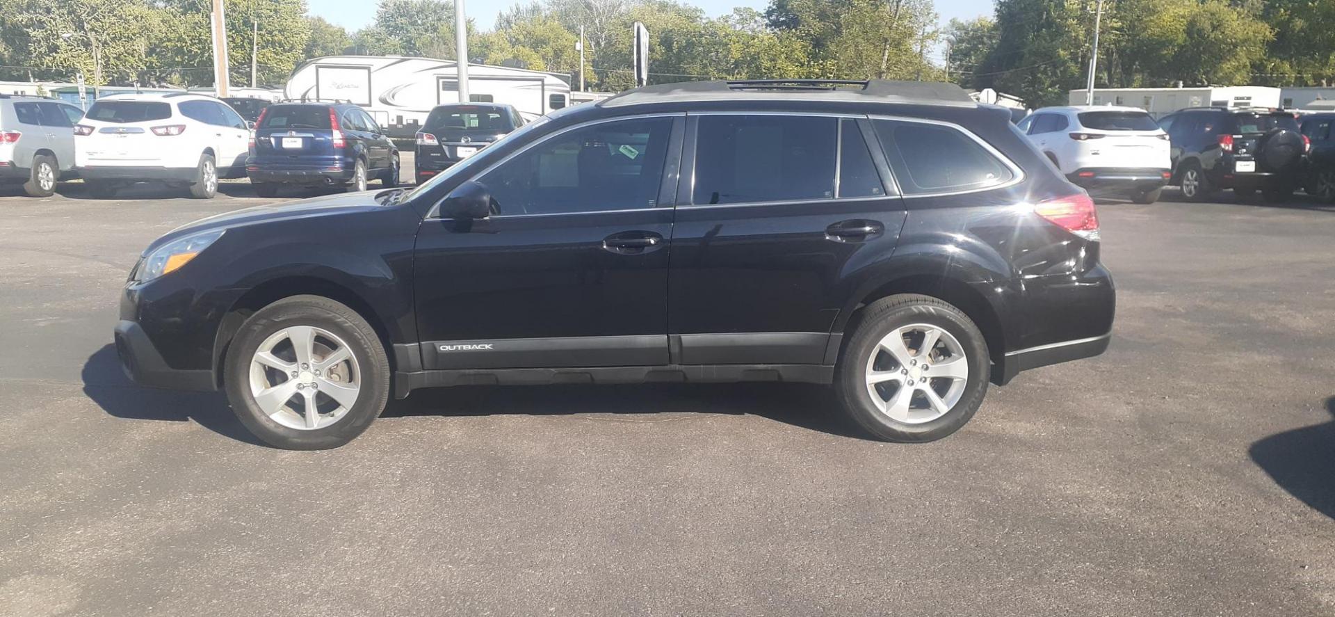 2014 Crystal Black Silica Subaru Outback 2.5i (4S4BRCAC1E3) with an 2.5L H4 DOHC 16V engine, located at 2015 Cambell Street, Rapid City, SD, 57701, (605) 342-8326, 44.066433, -103.191772 - CARFAX AVAILABLE - Photo#13