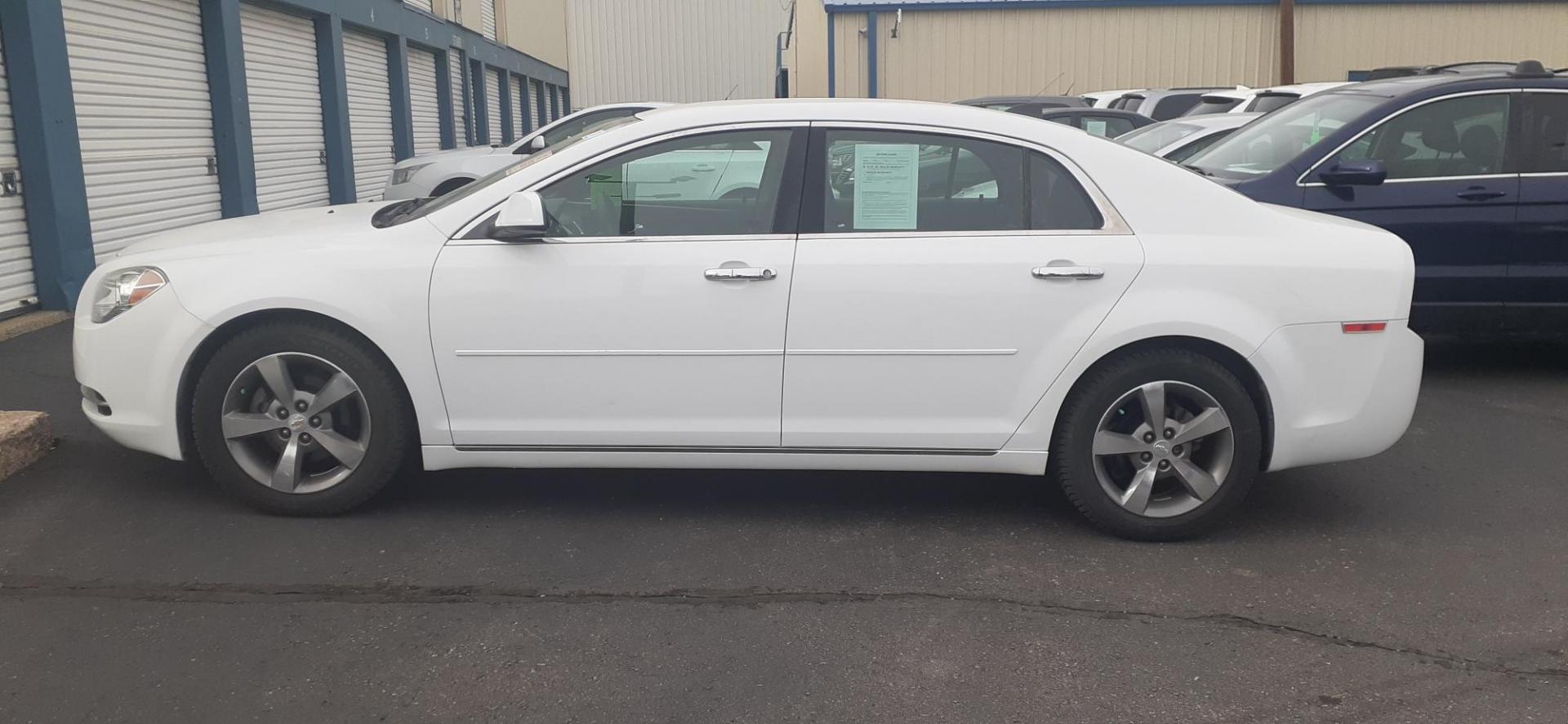 2012 Chevrolet Malibu 1LT (1G1ZC5E01CF) with an 2.4L L4 DOHC 16V engine, 6-Speed Automatic transmission, located at 2015 Cambell Street, Rapid City, SD, 57701, (605) 342-8326, 44.066433, -103.191772 - CARFAX AVAILABLE - Photo#0