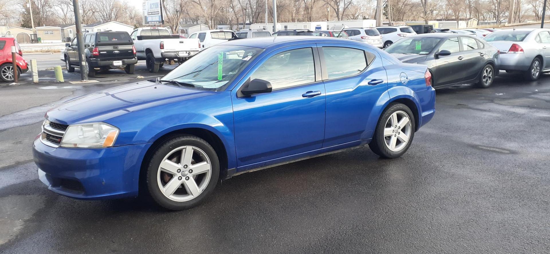 2013 Dodge Avenger Base (1C3CDZABXDN) with an 2.4L L4 DOHC 16V engine, 4-Speed Automatic transmission, located at 2015 Cambell Street, Rapid City, SD, 57701, (605) 342-8326, 44.066433, -103.191772 - CARFAX AVAILABLE - Photo#1