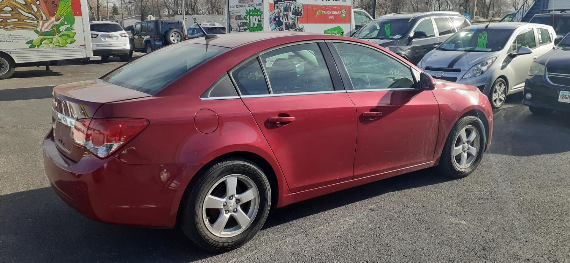 2014 Chevrolet Cruze 1LT Auto (1G1PC5SB8E7) with an 1.4L L4 DOHC 16V TURBO engine, 6-Speed Automatic transmission, located at 2015 Cambell Street, Rapid City, SD, 57701, (605) 342-8326, 44.066433, -103.191772 - CARFAX AVAILABLE - Photo#1