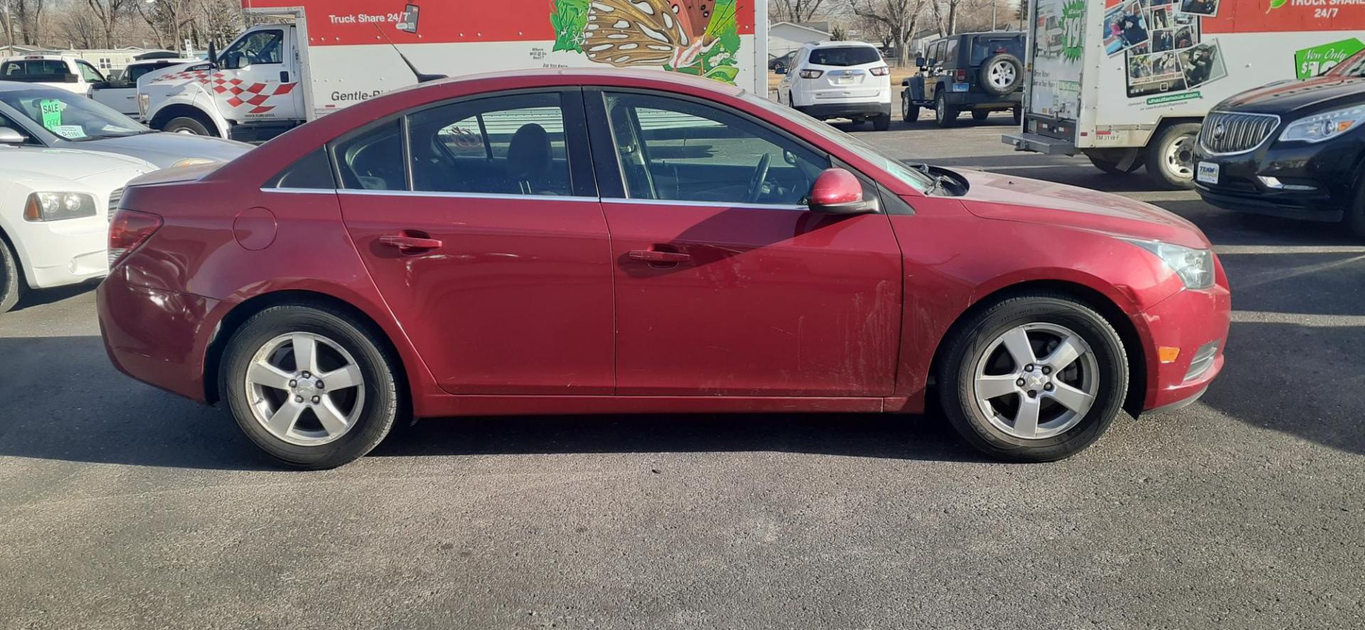 2014 Chevrolet Cruze 1LT Auto (1G1PC5SB8E7) with an 1.4L L4 DOHC 16V TURBO engine, 6-Speed Automatic transmission, located at 2015 Cambell Street, Rapid City, SD, 57701, (605) 342-8326, 44.066433, -103.191772 - CARFAX AVAILABLE - Photo#3