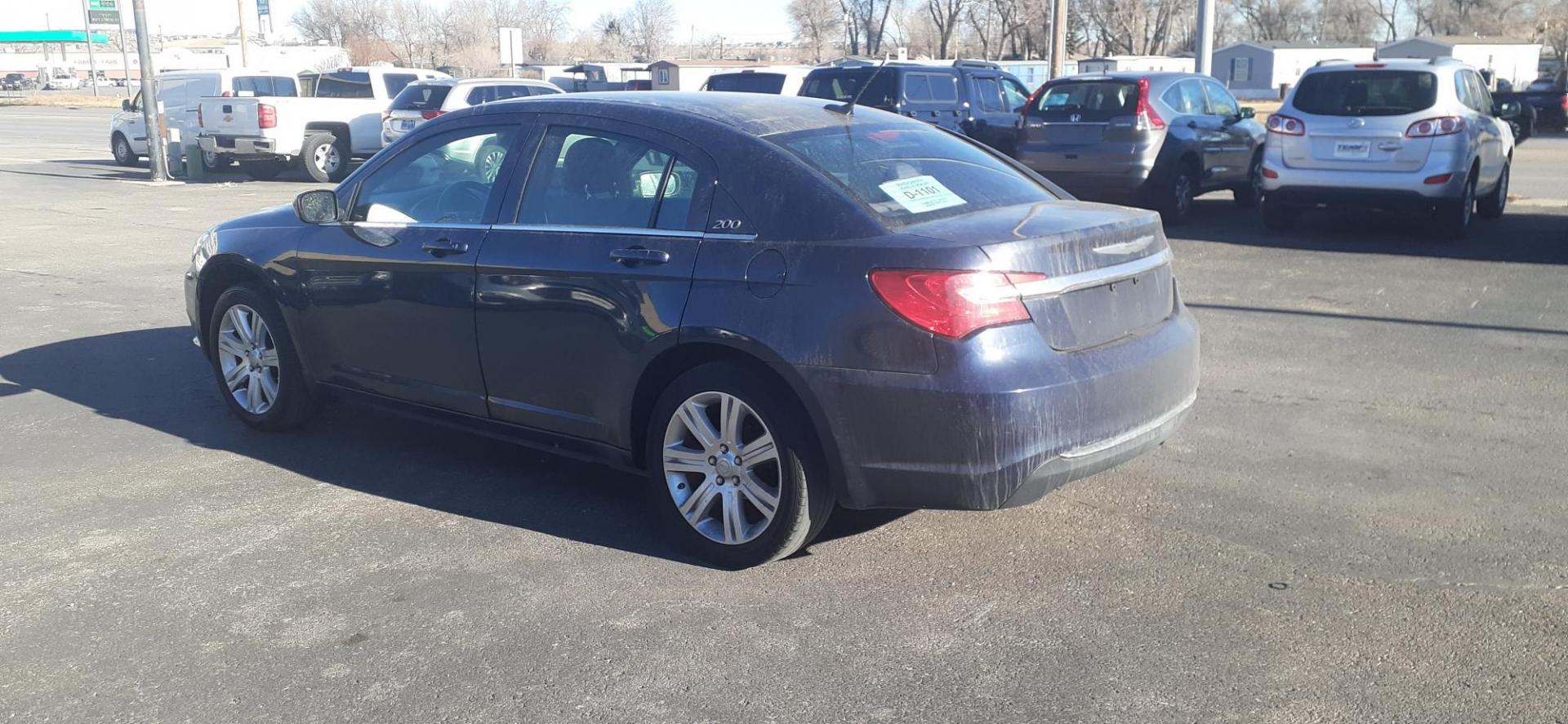 2013 Chrysler 200 Touring (1C3CCBBB1DN) with an 2.4L L4 DOHC 16V engine, 6-Speed Automatic transmission, located at 2015 Cambell Street, Rapid City, SD, 57701, (605) 342-8326, 44.066433, -103.191772 - CARFAX AVAILABLE - Photo#4