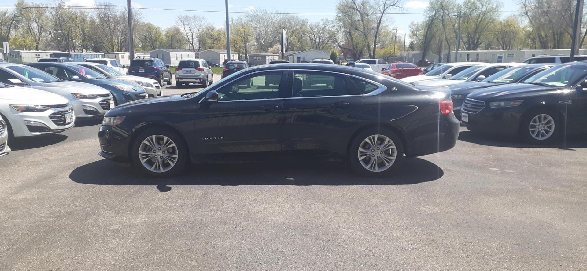 2014 Chevrolet Impala 1LT (2G1115SLXE9) with an 2.5L L4 DOHC 16V engine, 6-Speed Automatic transmission, located at 2015 Cambell Street, Rapid City, SD, 57701, (605) 342-8326, 44.066433, -103.191772 - CARFAX AVAILABLE - Photo#0