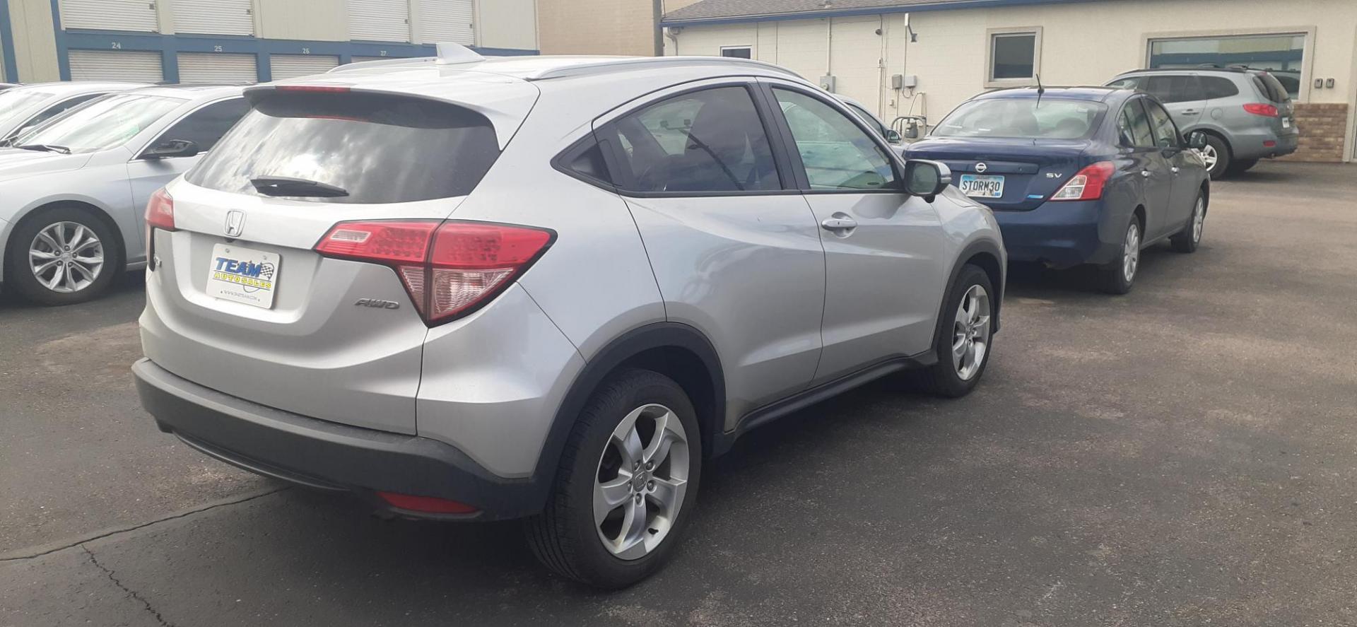 2016 Honda HR-V EX-L w/Navigation 4WD CVT (3CZRU6H72GM) with an 1.8L L4 DOHC 16V engine, 5-Speed Automatic transmission, located at 2015 Cambell Street, Rapid City, SD, 57701, (605) 342-8326, 44.066433, -103.191772 - CARFAX AVAILABLE - Photo#2