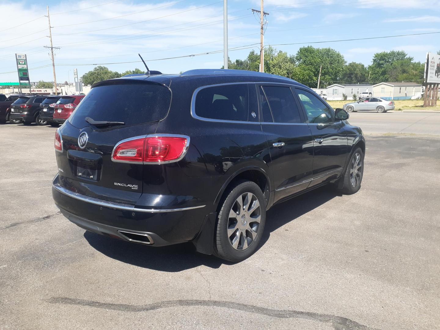 2017 Buick Enclave Premium AWD (5GAKVCKD5HJ) with an 3.6L V6 DOHC 24V engine, 6A transmission, located at 2015 Cambell Street, Rapid City, SD, 57701, (605) 342-8326, 44.066433, -103.191772 - CARFAX AVAILABLE - Photo#3