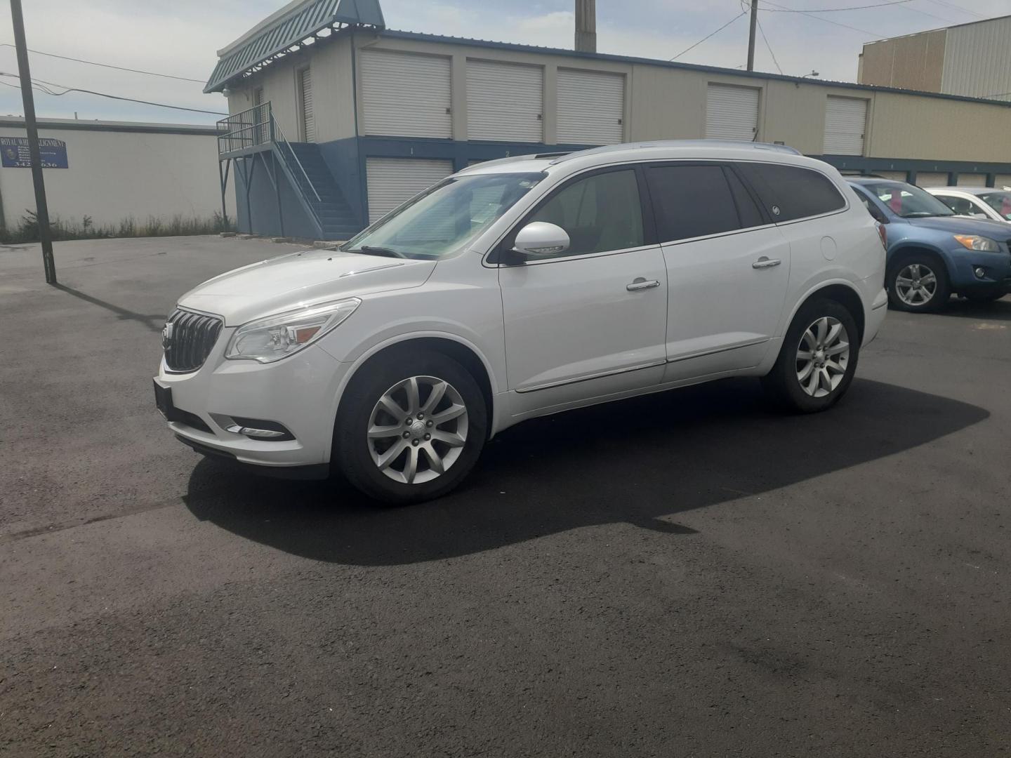 2017 Buick Enclave Premium AWD (5GAKVCKD9HJ) with an 3.6L V6 DOHC 24V engine, 6A transmission, located at 2015 Cambell Street, Rapid City, SD, 57701, (605) 342-8326, 44.066433, -103.191772 - Photo#1