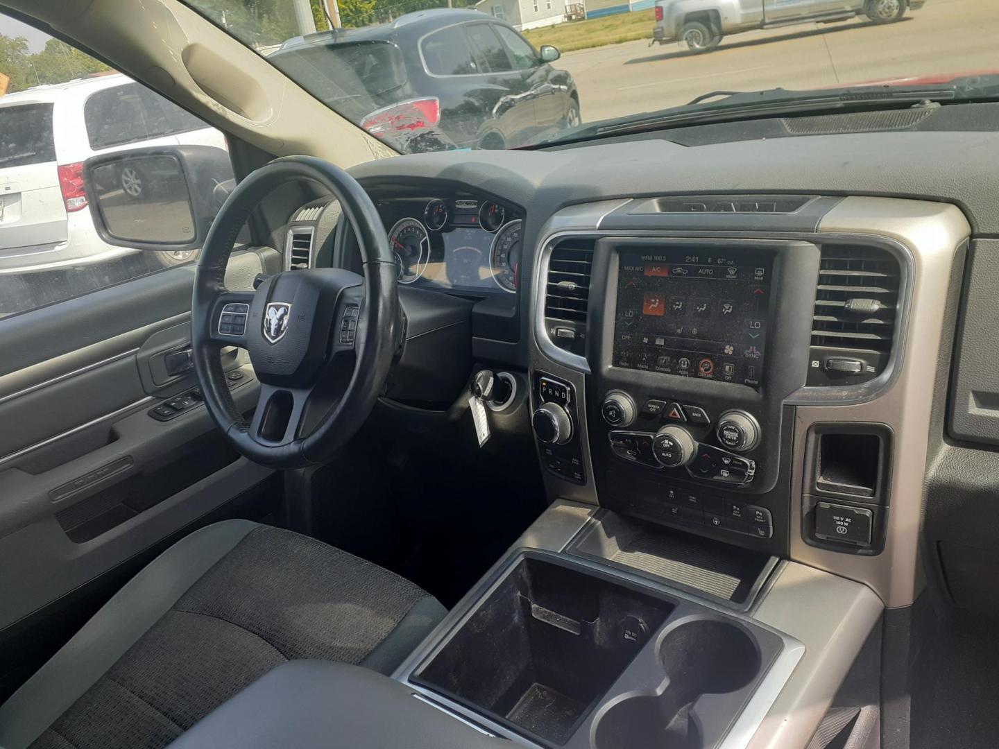 2015 RAM 1500 SLT Quad Cab 4WD (1C6RR7GG7FS) with an 3.6L V6 DOHC 24V FFV engine, 6-Speed Automatic transmission, located at 2015 Cambell Street, Rapid City, SD, 57701, (605) 342-8326, 44.066433, -103.191772 - CARFAX AVAILABLE - Photo#7