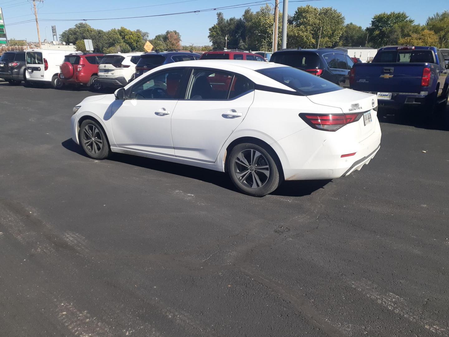 2023 Nissan Sentra SV (3N1AB8CV9PY) with an 1.8L L4 SFI DOHC 16V engine, CVT transmission, located at 2015 Cambell Street, Rapid City, SD, 57701, (605) 342-8326, 44.066433, -103.191772 - Photo#2