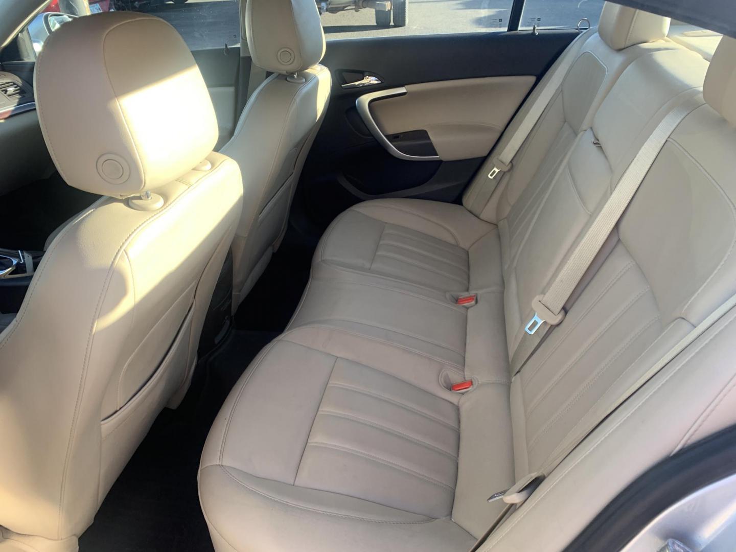 2014 silver Buick Regal Premium 1 (2G4GN5EX8E9) with an 2.0L L4 DOHC 16V TURBO engine, 6-Speed Automatic transmission, located at 2015 Cambell Street, Rapid City, SD, 57701, (605) 342-8326, 44.066433, -103.191772 - CARFAX AVAILABLE NEW ARRIVAL - Photo#5