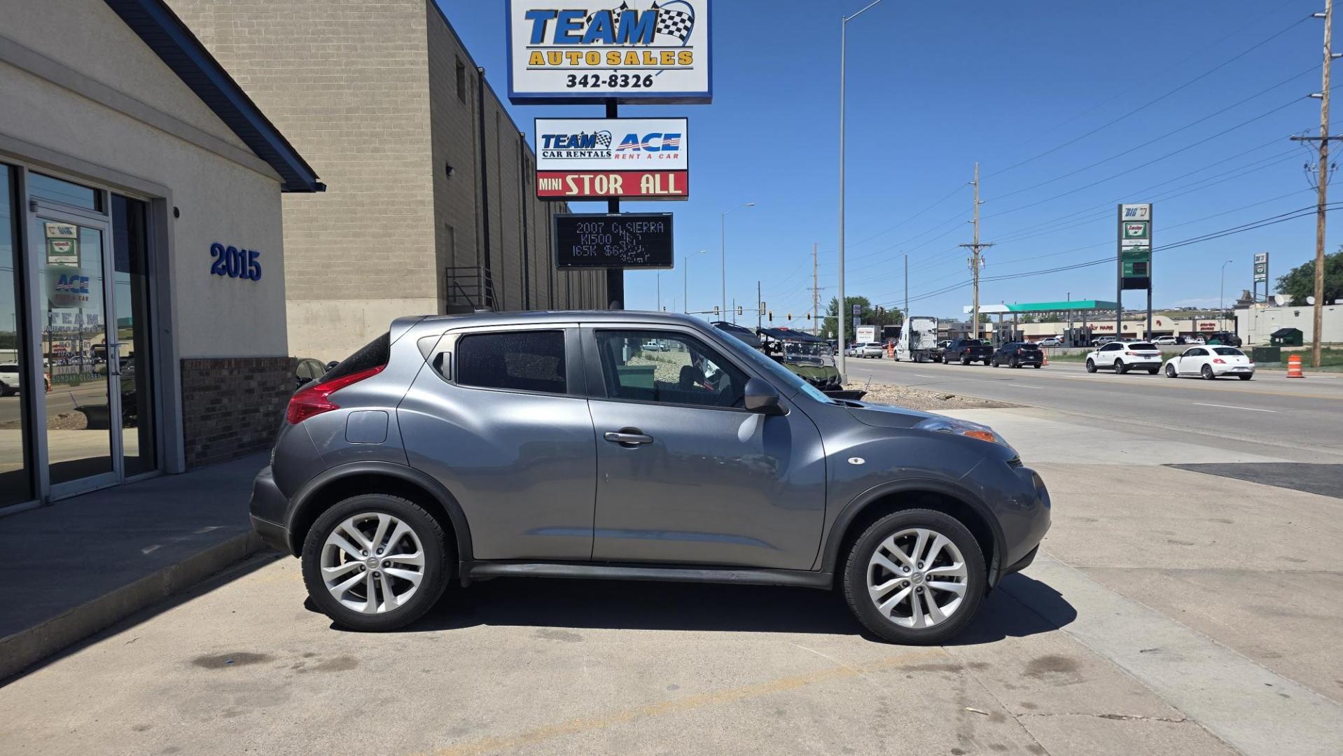 2013 Nissan Juke S AWD (JN8AF5MV1DT) with an 1.6L L4 DOHC 16V engine, Continuously Variable Transmission transmission, located at 2015 Cambell Street, Rapid City, SD, 57701, (605) 342-8326, 44.066433, -103.191772 - NEW ARRIVAL CAR FAX AVAILABLE - Photo#0