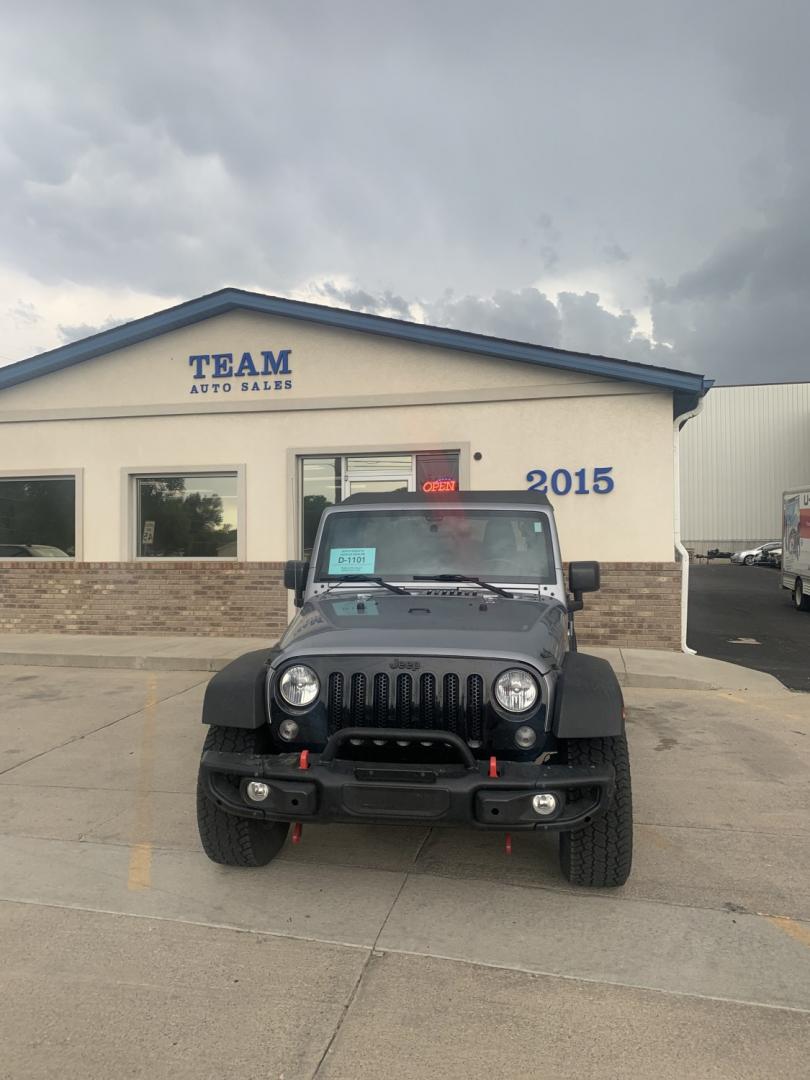 2015 Jeep Wrangler Unlimited Sport 4WD (1C4BJWDG7FL) with an 3.6L V6 DOHC 24V FFV engine, located at 2015 Cambell Street, Rapid City, SD, 57701, (605) 342-8326, 44.066433, -103.191772 - Just arrived- Photo#1