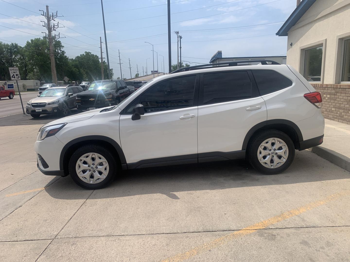 2023 Subaru Forester Base (JF2SKACC9PH) with an 2.5L H4 SOHC 16V engine, CVT transmission, located at 2015 Cambell Street, Rapid City, SD, 57701, (605) 342-8326, 44.066433, -103.191772 - JUST ARRIVED- Photo#2